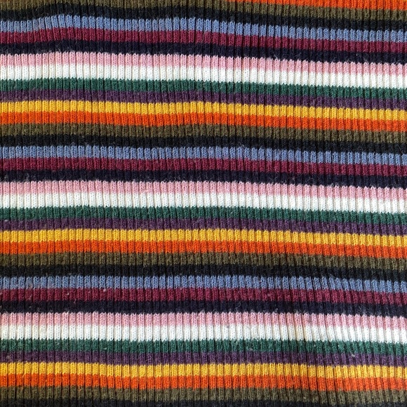 Vintage | Striped Crop Tank Top - Picture 2 of 5